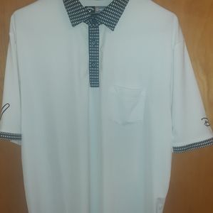 White Disney golf polo